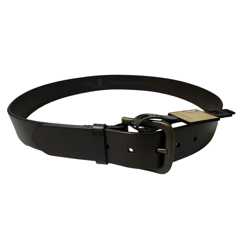 NWT Levi's Men's Leather Belt Dark Brown Genuine #11LV02H5 Size 38
